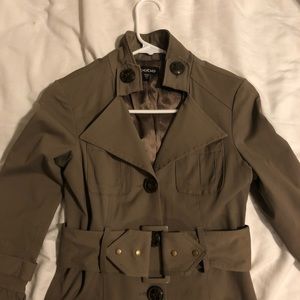 Bebe 3/4 sleeve trench coat - Sz XS